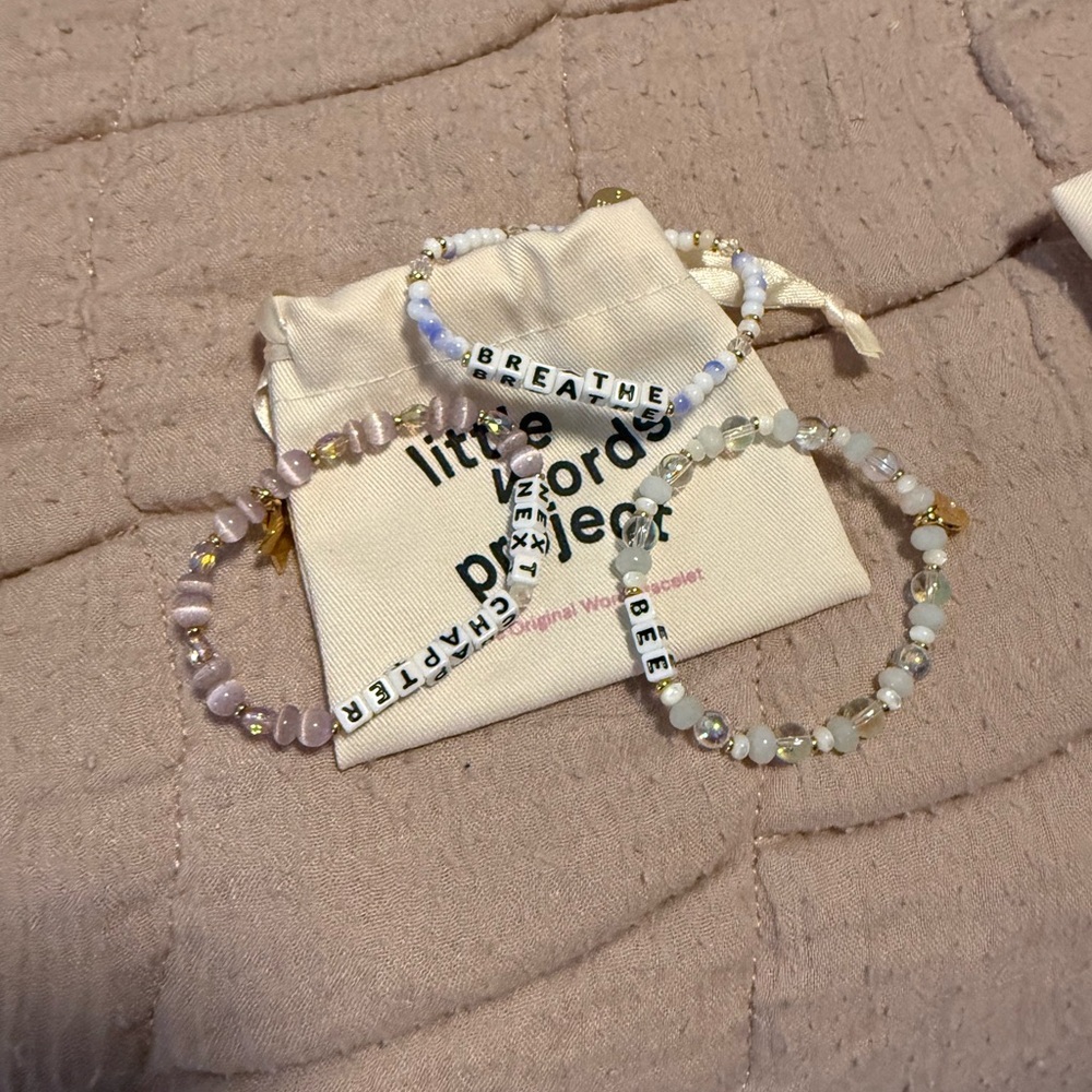 'LWP bracelets Breathe' Bee can add bee charm $10 & Next Chapter S/M